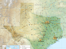 Map of Texas