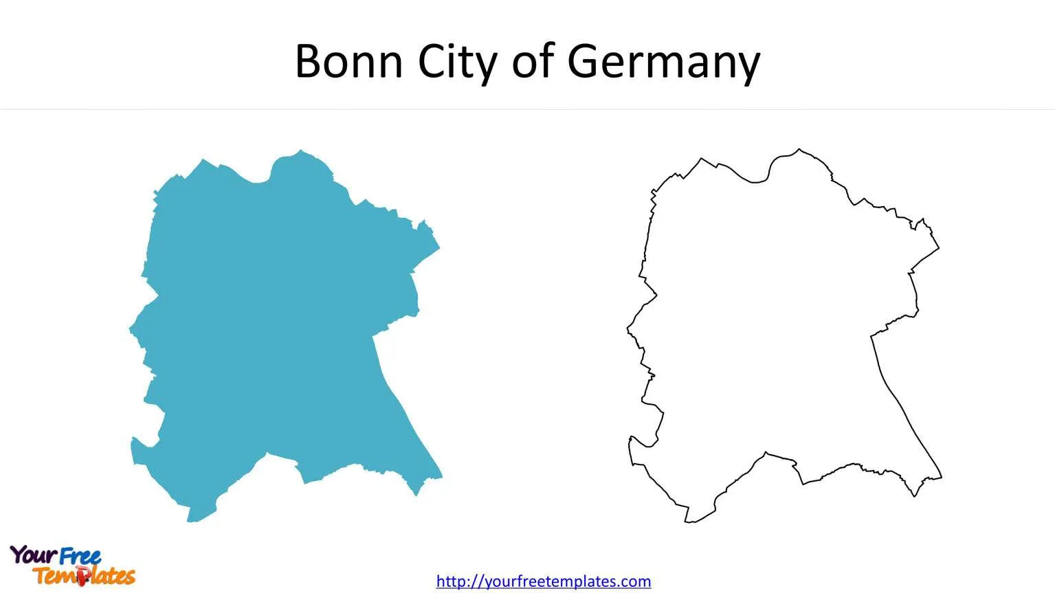 Bonn Germany map