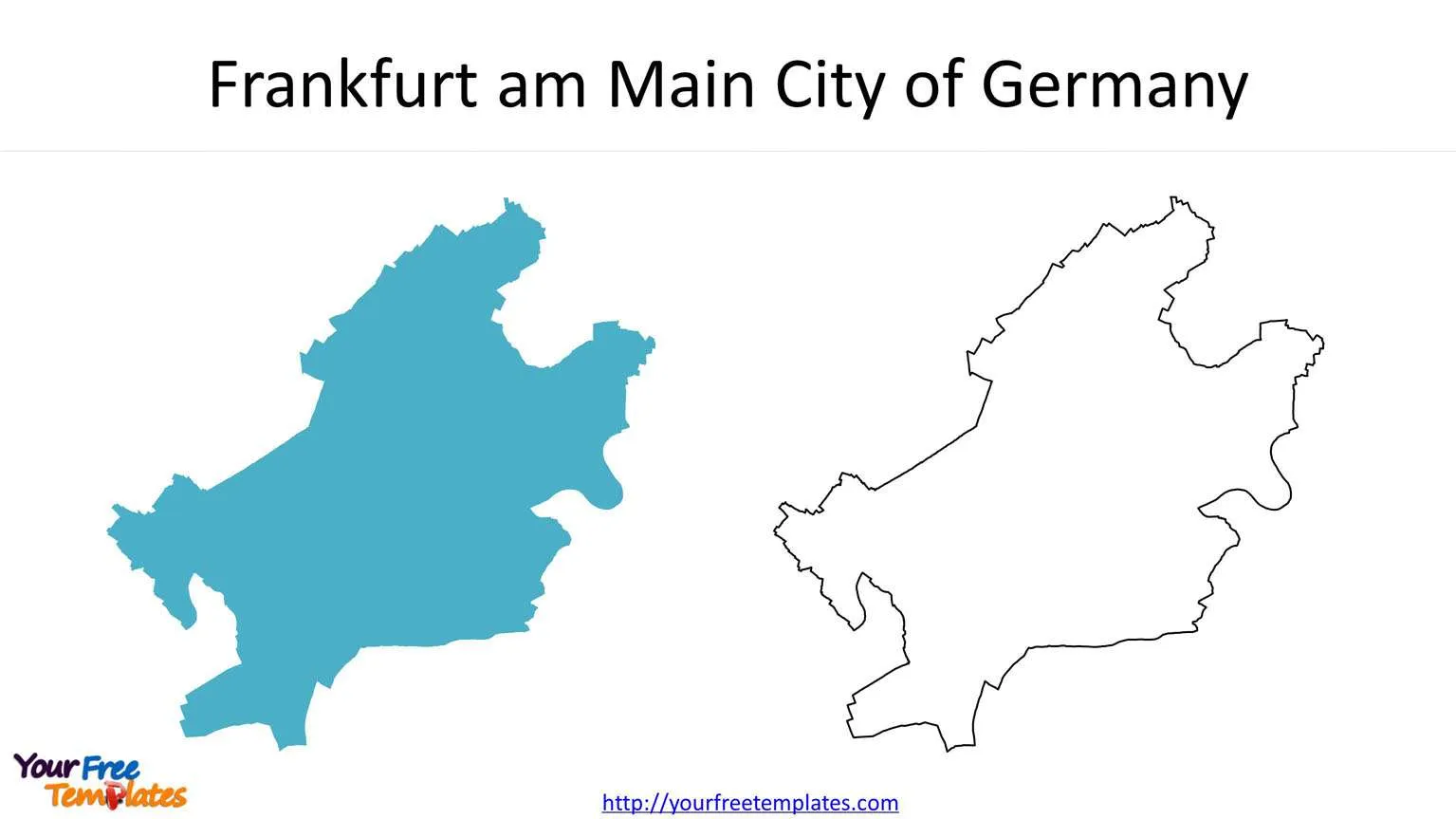 Frankfurt Germany map