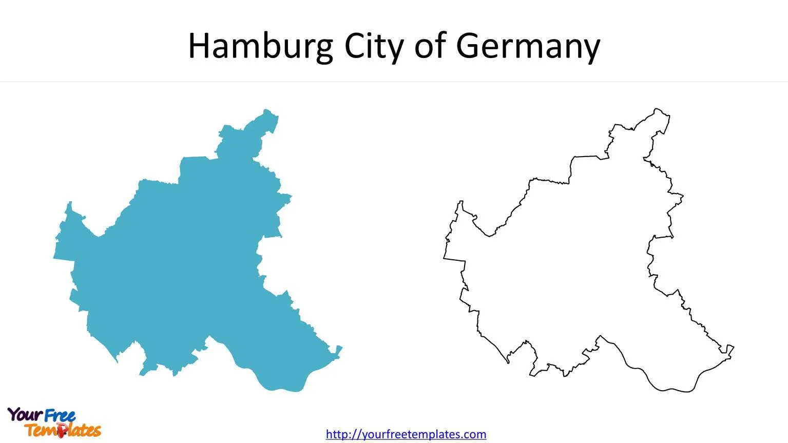 Hamburg Germany map