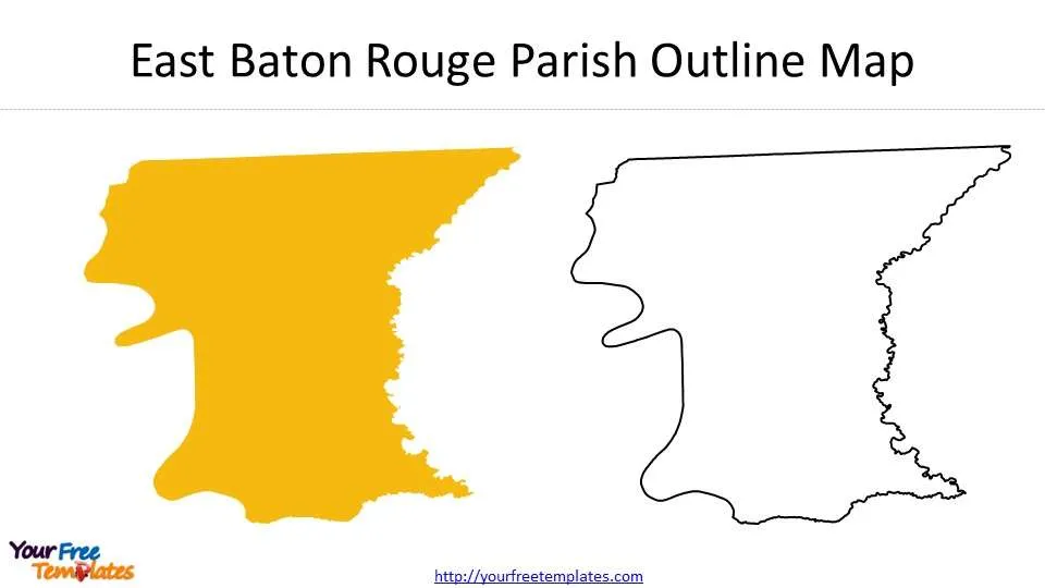 East Baton Rouge Map