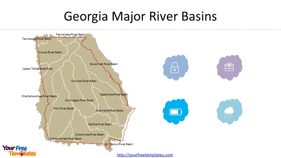Georgia Major River Basins