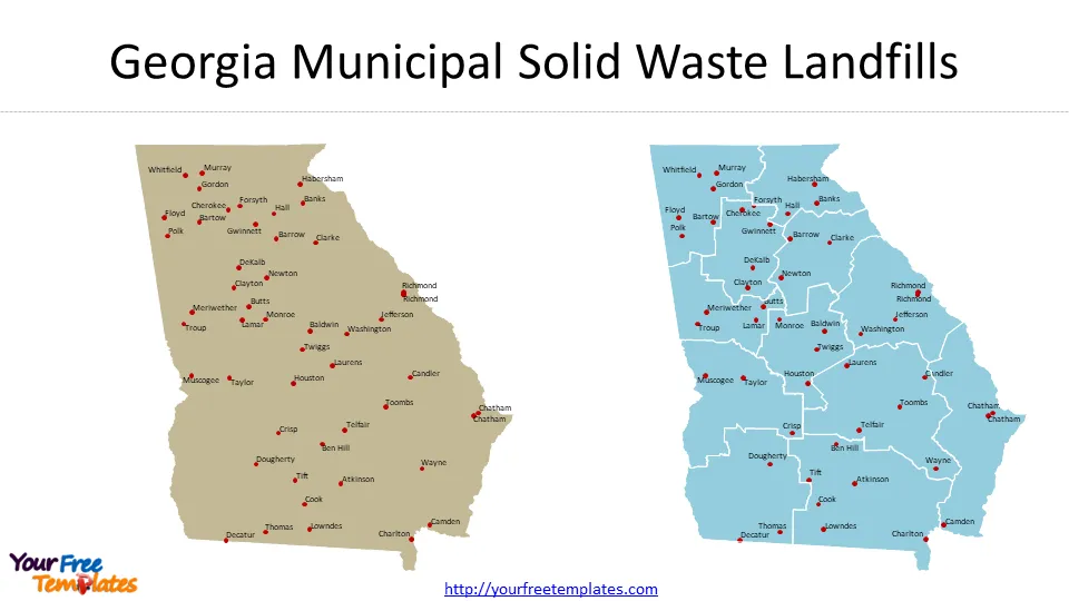 Georgia Municipal Solid Waste Landfills
