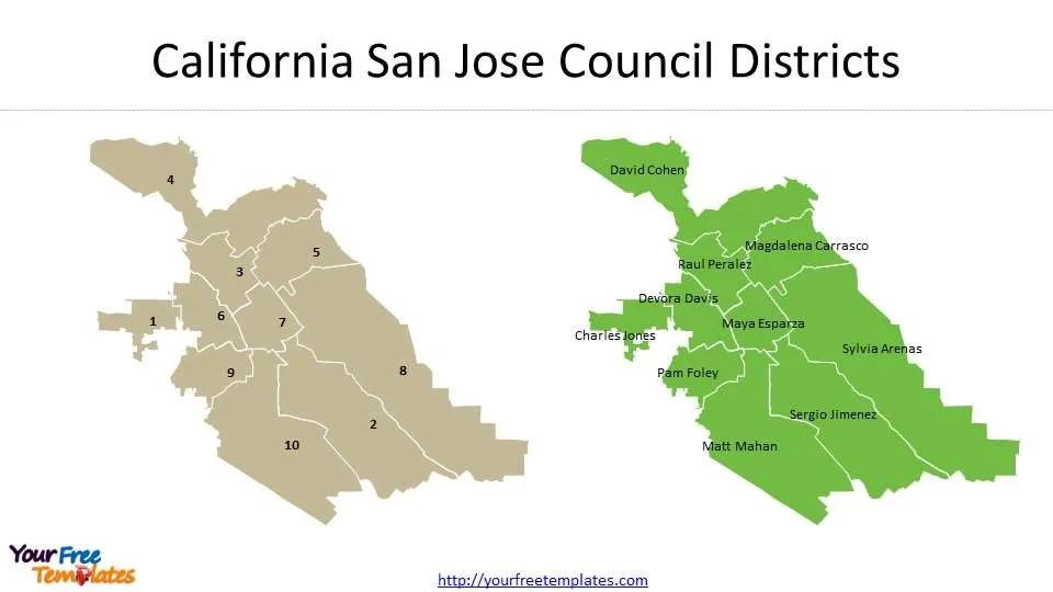 San Jose Council Districts