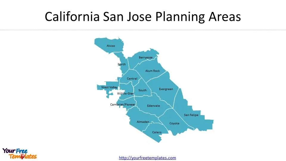 San Jose city shape