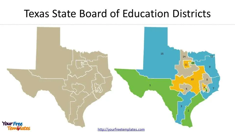 State board of education texas district map 