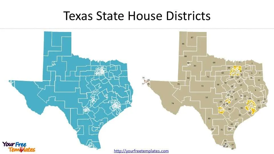 texas house district map 