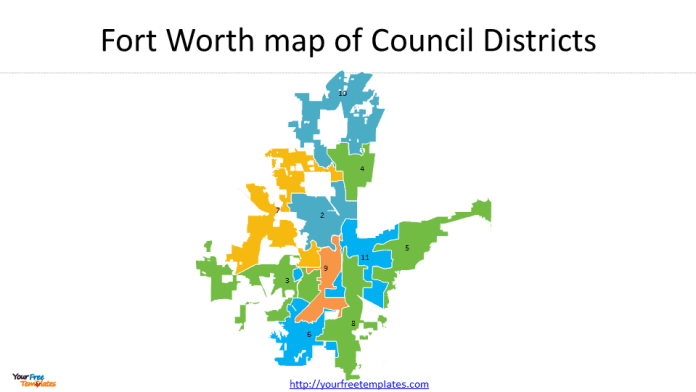 Fort Worth map