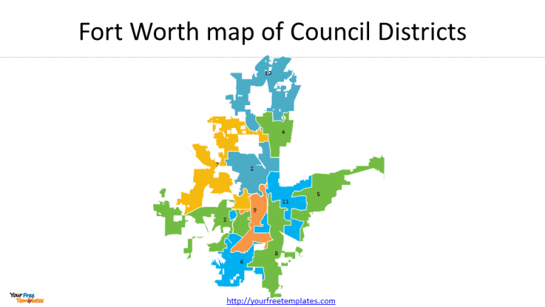 Fort Worth map