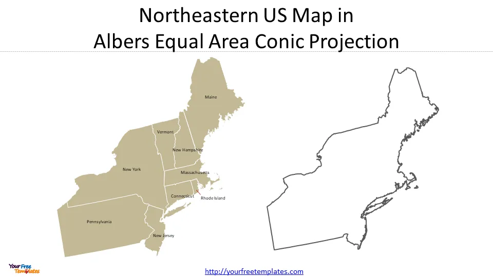 map of northeastern us
