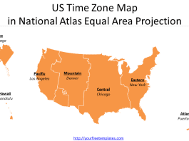 time zone map america