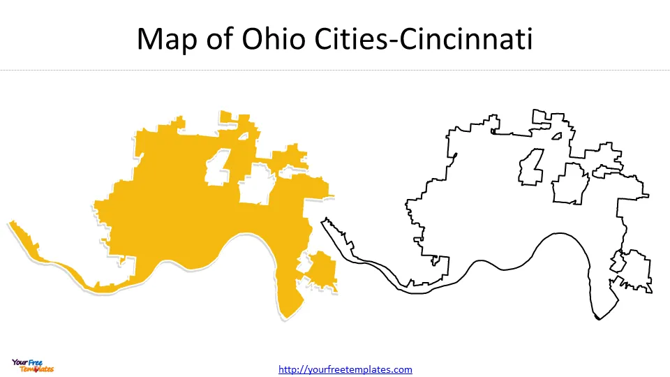Ohio city map 
