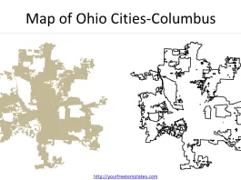 Columbus Ohio map