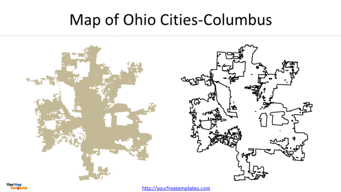 Columbus Ohio map