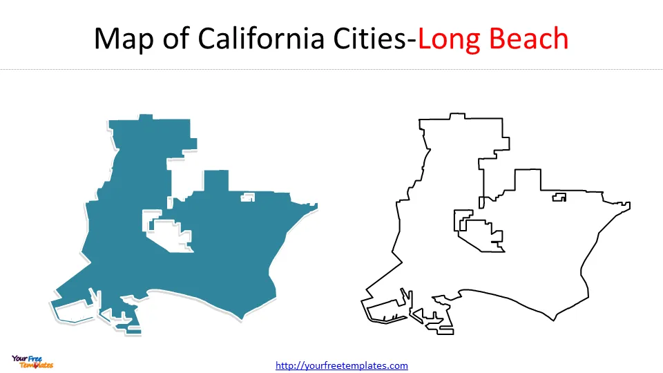 Long Beach City map