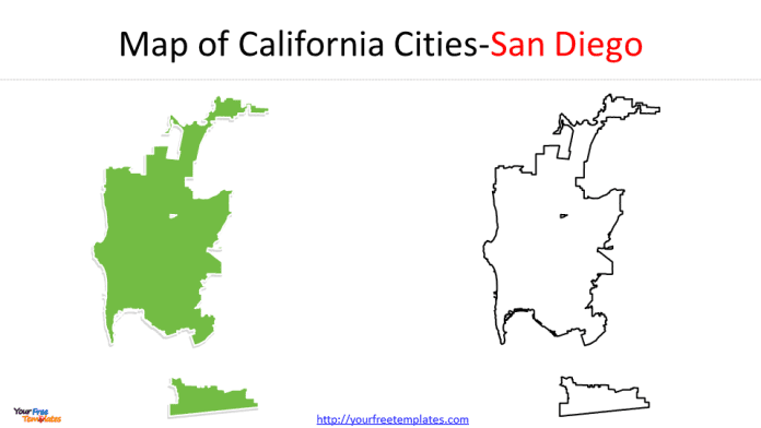 San Diego map