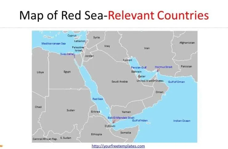 red sea map