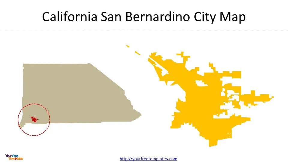 San Bernardino City map