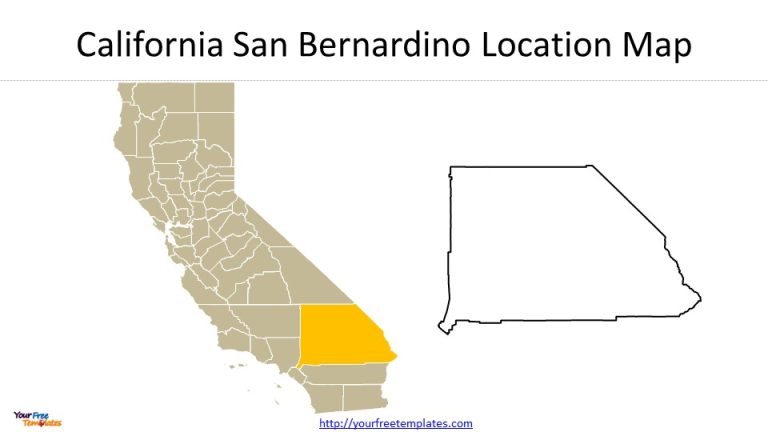 San Bernardino map