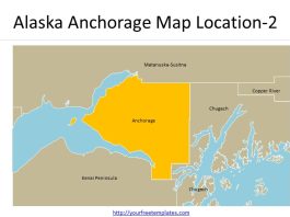 Anchorage Alaska map