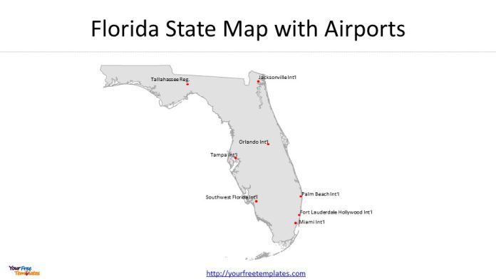 Florida Airports Map
