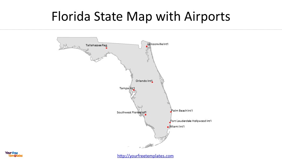Florida Airports Map