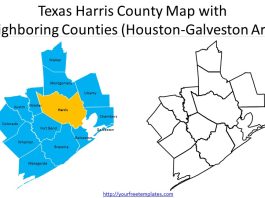 Harris County map