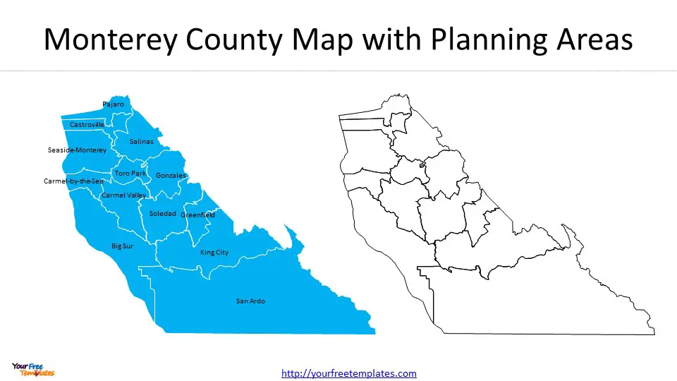 Monterey County map