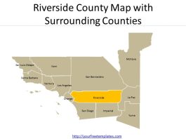 Riverside County map