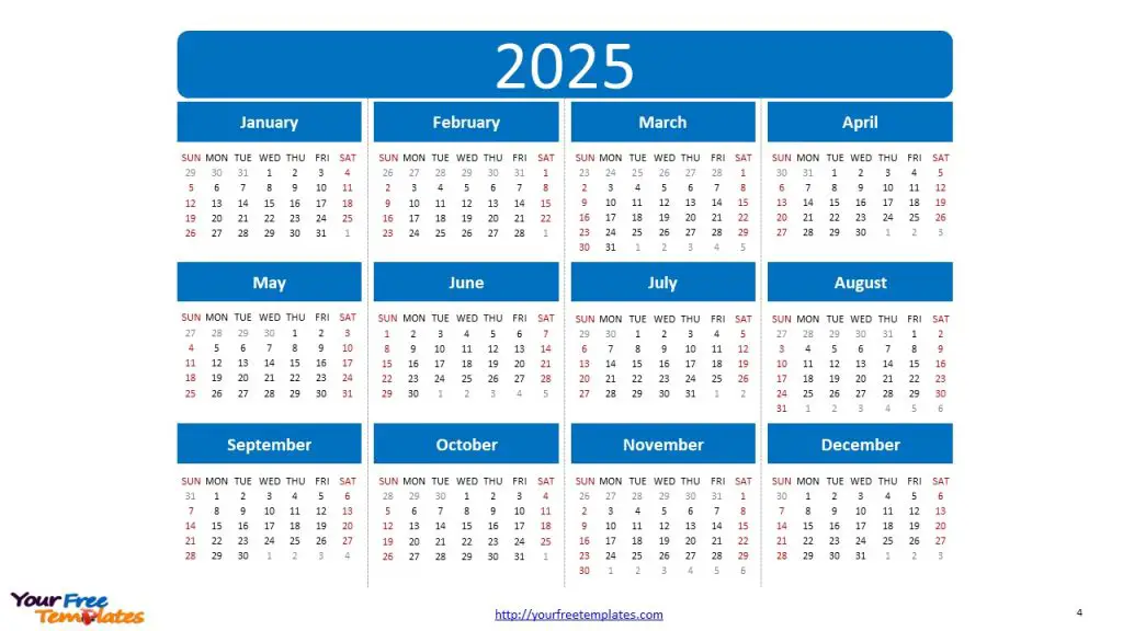 calendar 2025