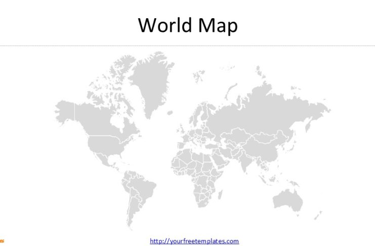 World Map Continents With Countries Template Time Zones Map Of The