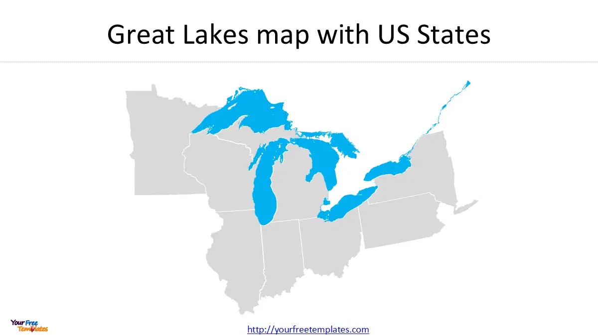Great lakes map