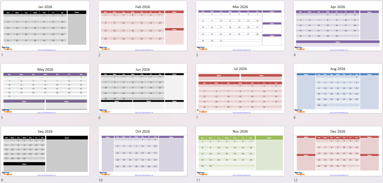 Free 2026 Monthly Calendar Template: Download & Stay Organized!