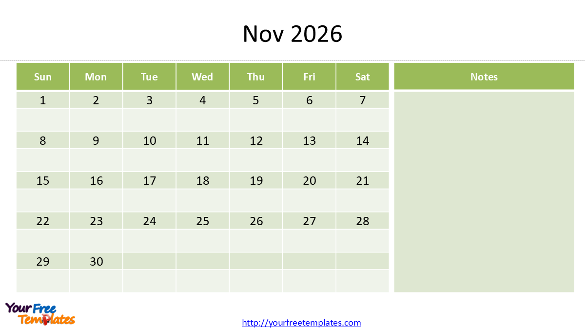Free 2026 Monthly Calendar Template: Download & Stay Organized! 5 Free printable calendar