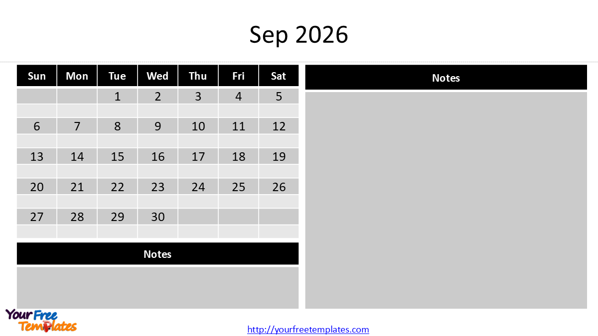 Free 2026 Monthly Calendar Template: Download & Stay Organized! 3 2026 monthly calendar