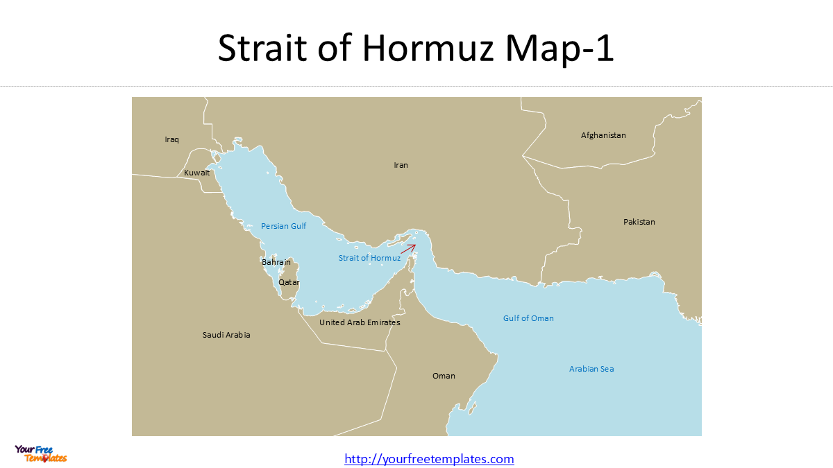 Strait of Hormuz Map 1 strait of hormuz