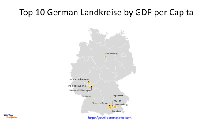 highest GDP per capita German districts