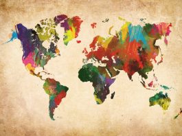 Equal Earth world map