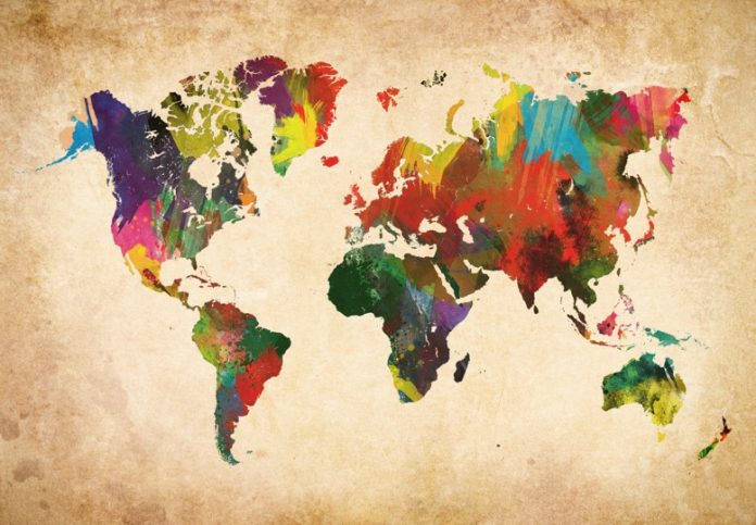 Equal Earth world map