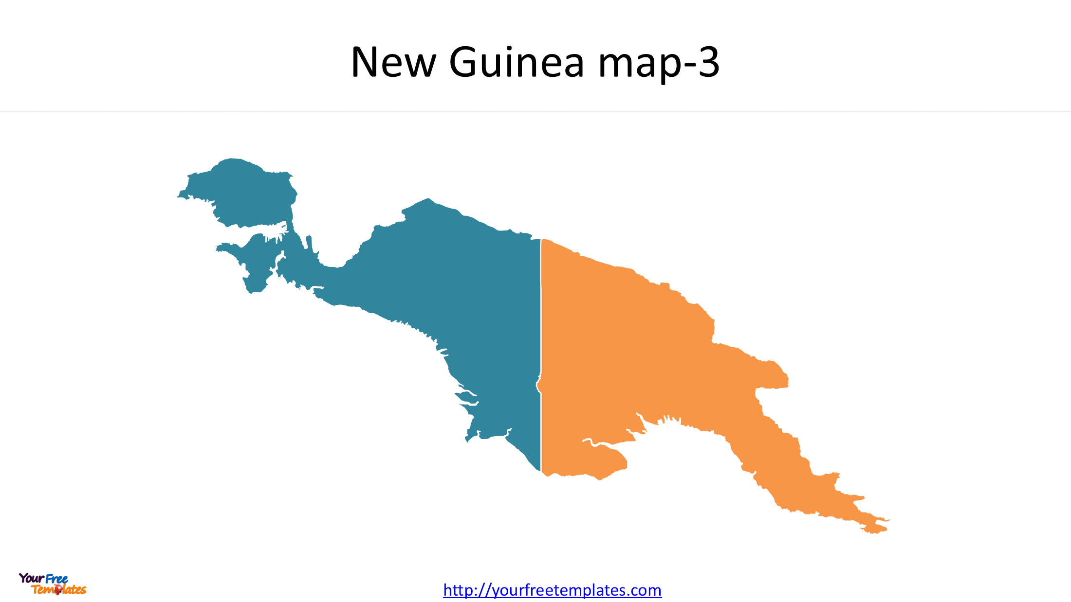 New Guinea Map Download: Island Outline & Political Map 3 New Guinea island map